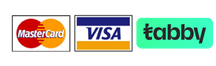 Tabby and Mastercard accepted